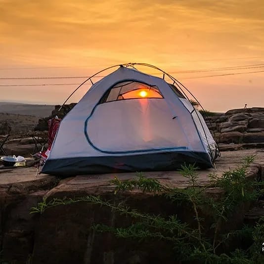 camping at gandikota